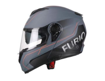 HELMET VITO FLIP UP FURIO MATT BLACK/RED 02016 Moto Helmets VITO Furio grey 2 (1)